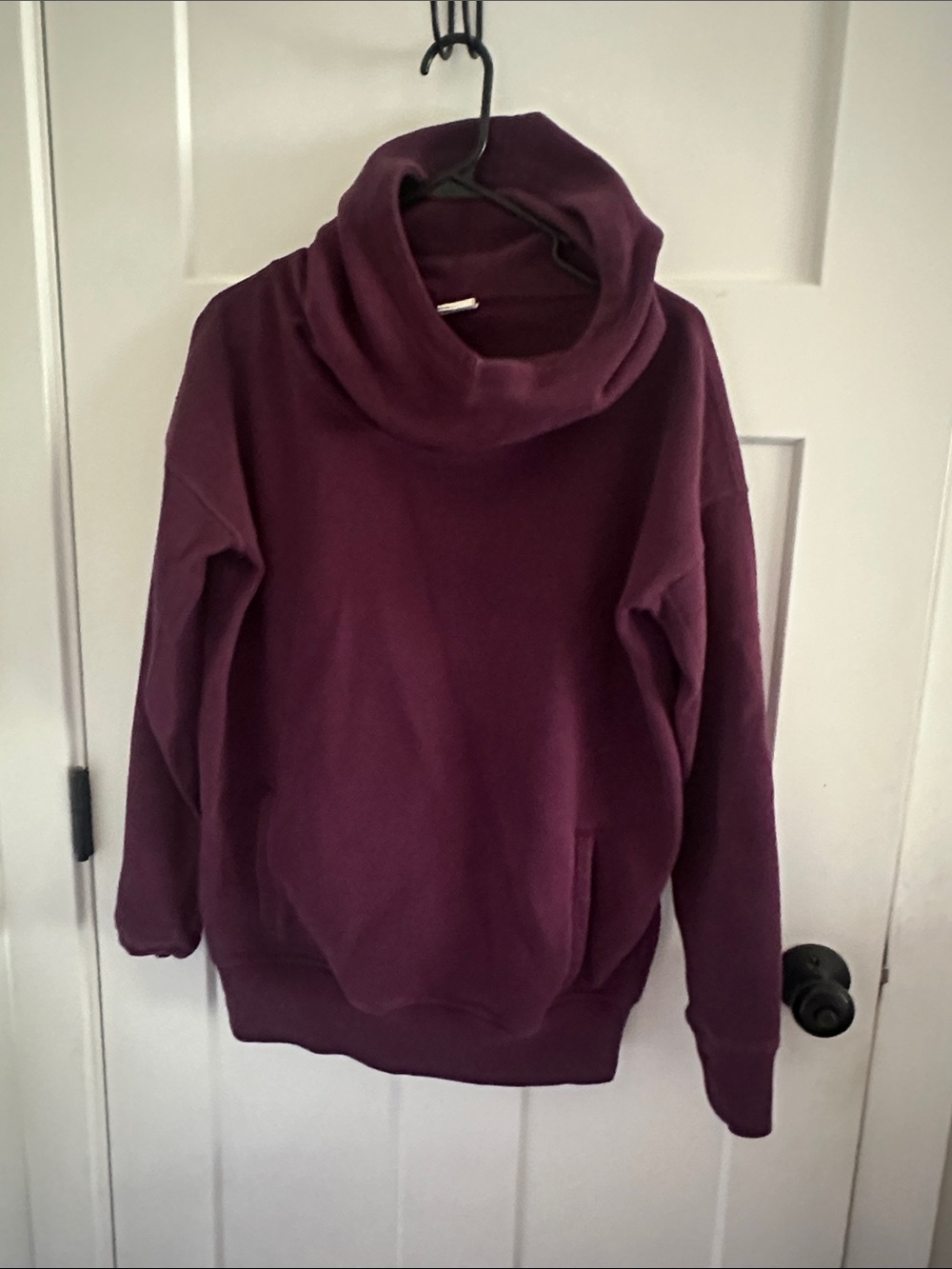 ZYIA Deep Plum Cowl Neck Sweater